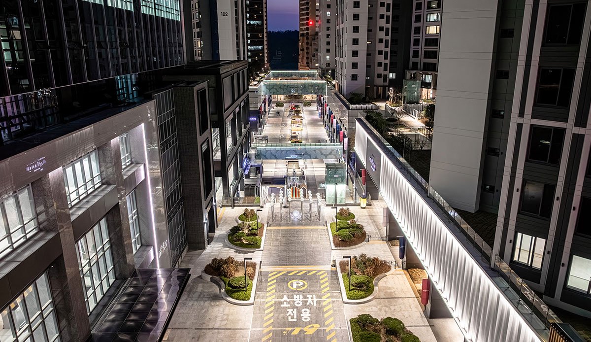 공용 공간 야경